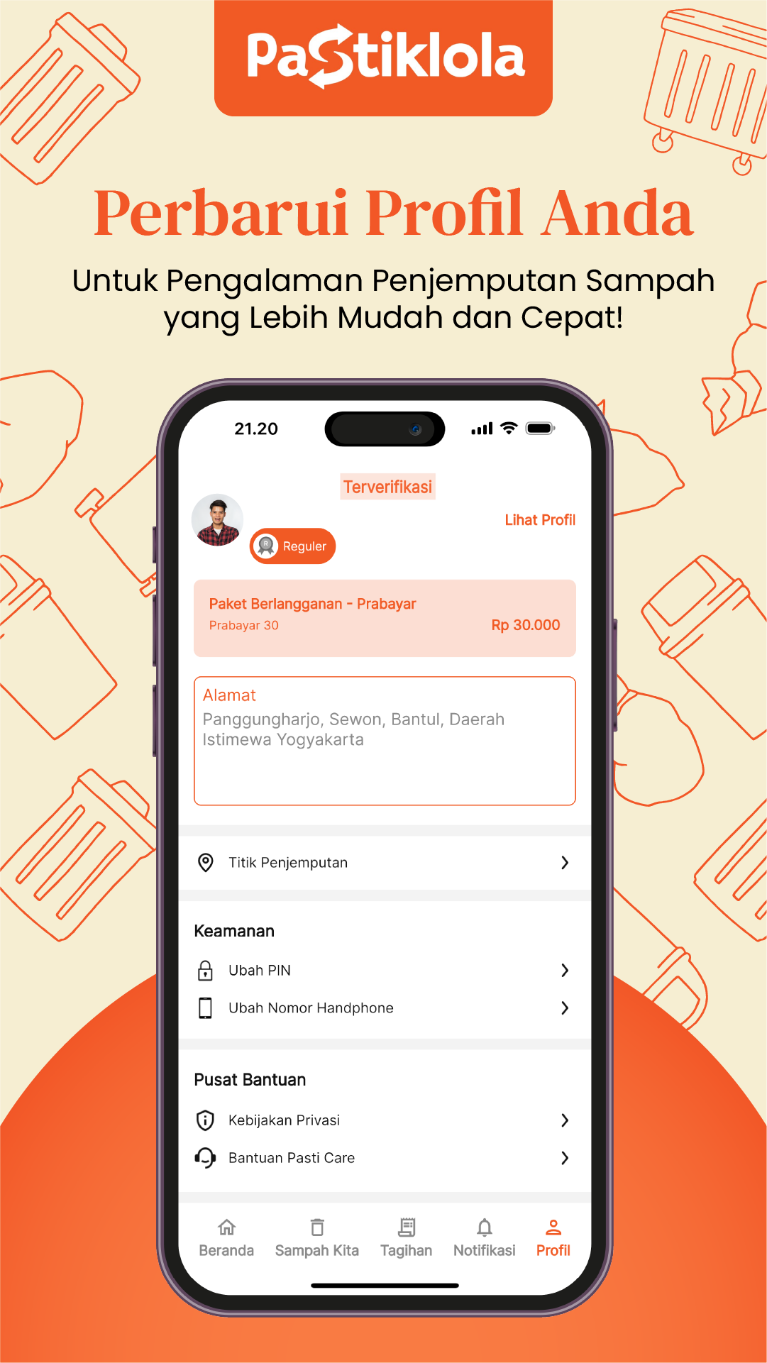 Perbarui Profil Kapan Saja