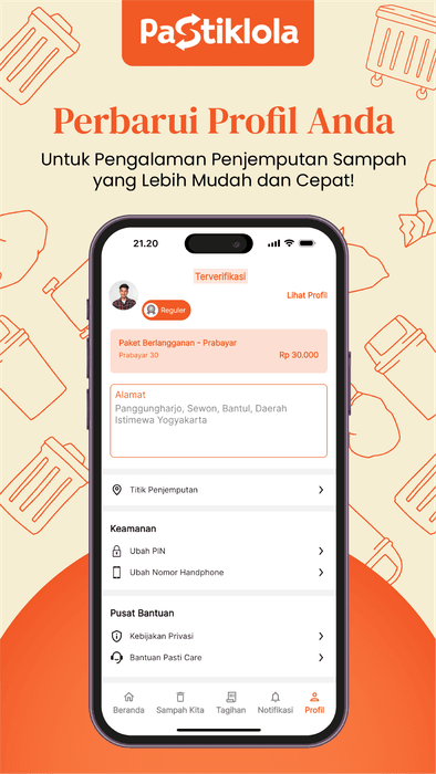 Perbarui Profil Kapan Saja