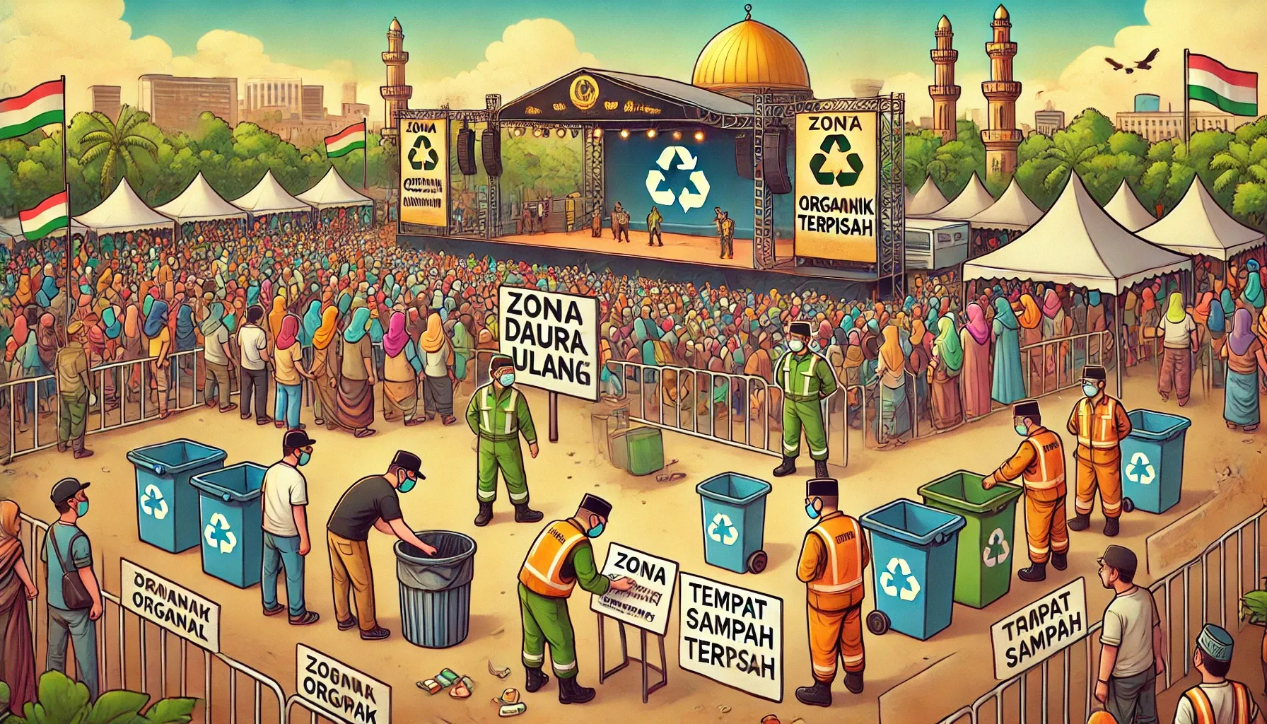 Jasa Angkut dan Kelola Sampah Event di Yogyakarta