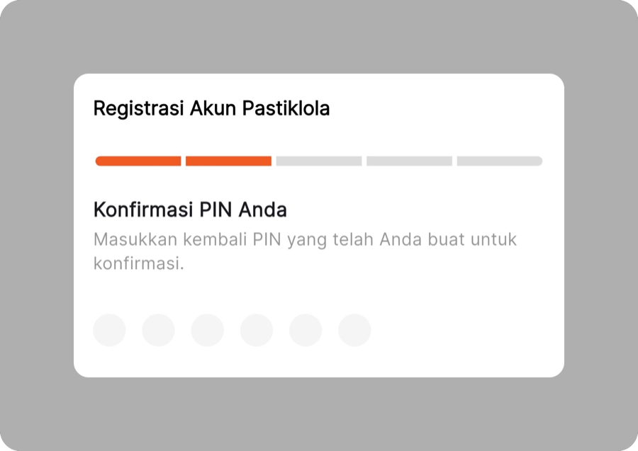 Konfirmasi PIN